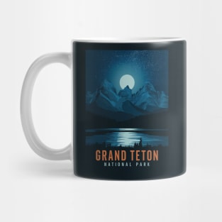 Grand Teton National Park Magical Night Mug